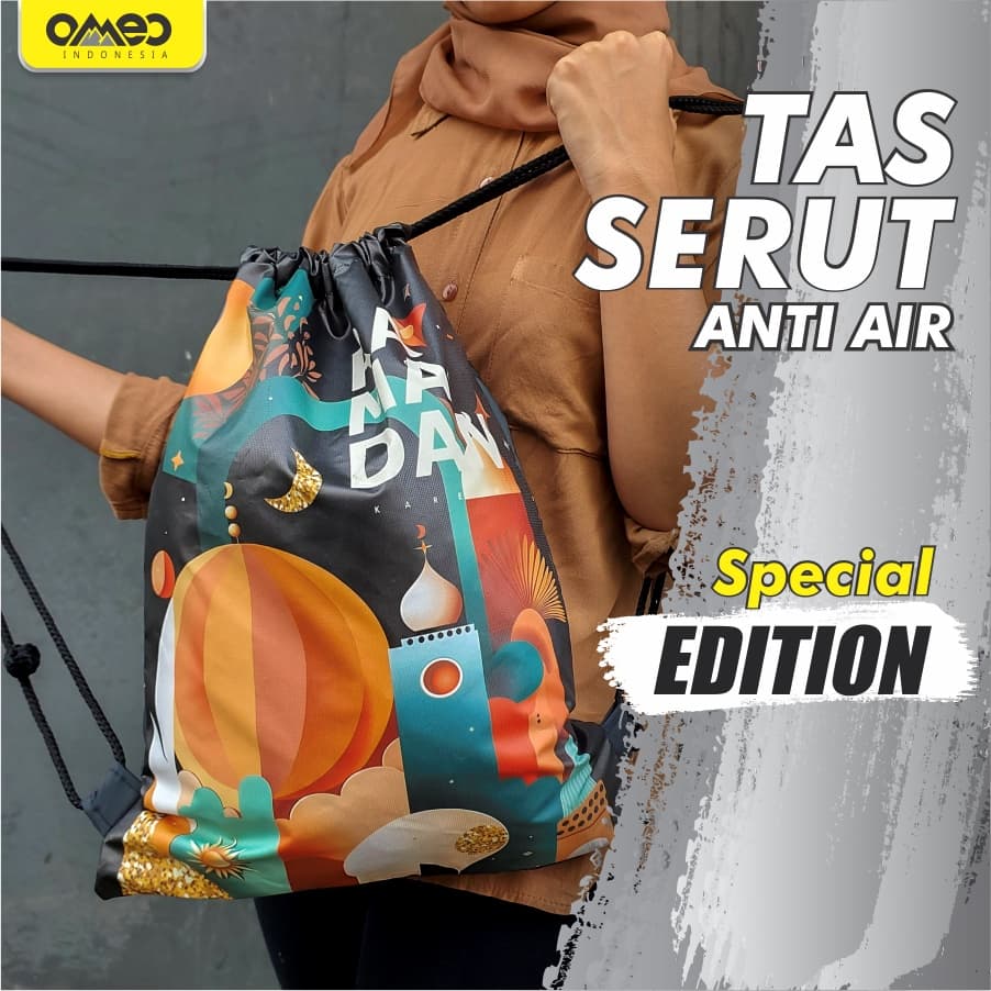 Tas Serut Special Edition / String Bag / Tas Serut Waterproof OMEO TS 53