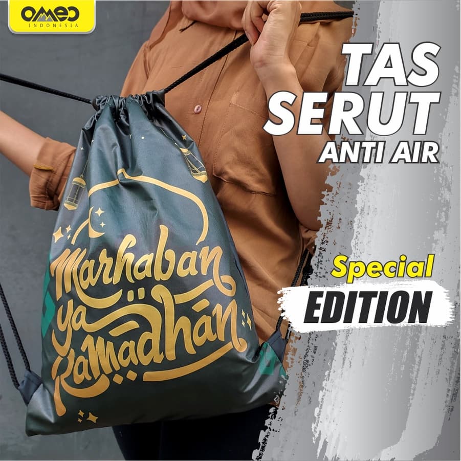 Tas Serut Special Edition / String Bag / Tas Serut Waterproof OMEO TS 54