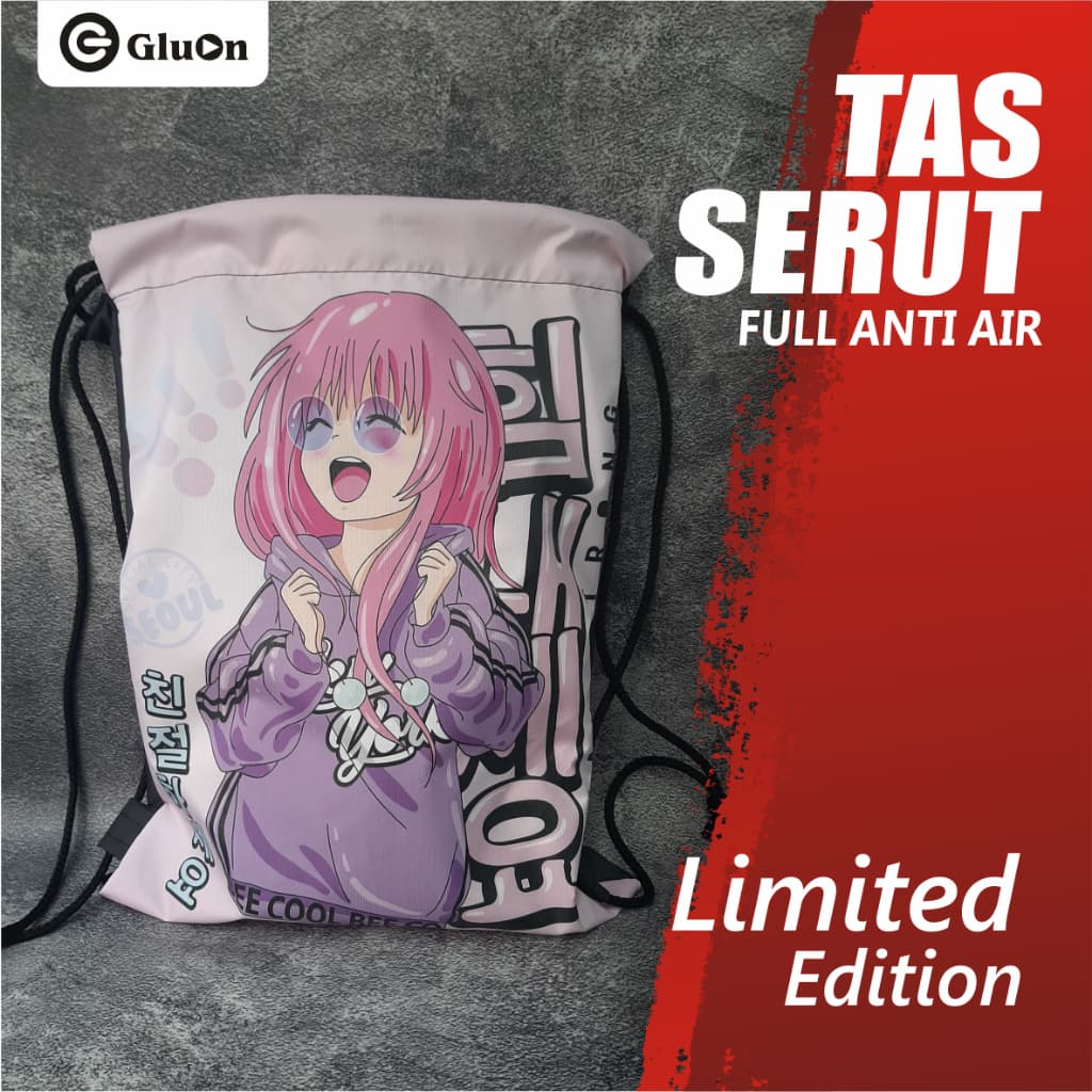 Tas Serut Special Edition / String Bag / Tas Serut Waterproof OMEO TS 41