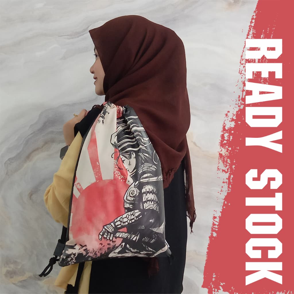 Tas Serut Special Edition / String Bag / Tas Serut Waterproof FULL PRINTING TS 43