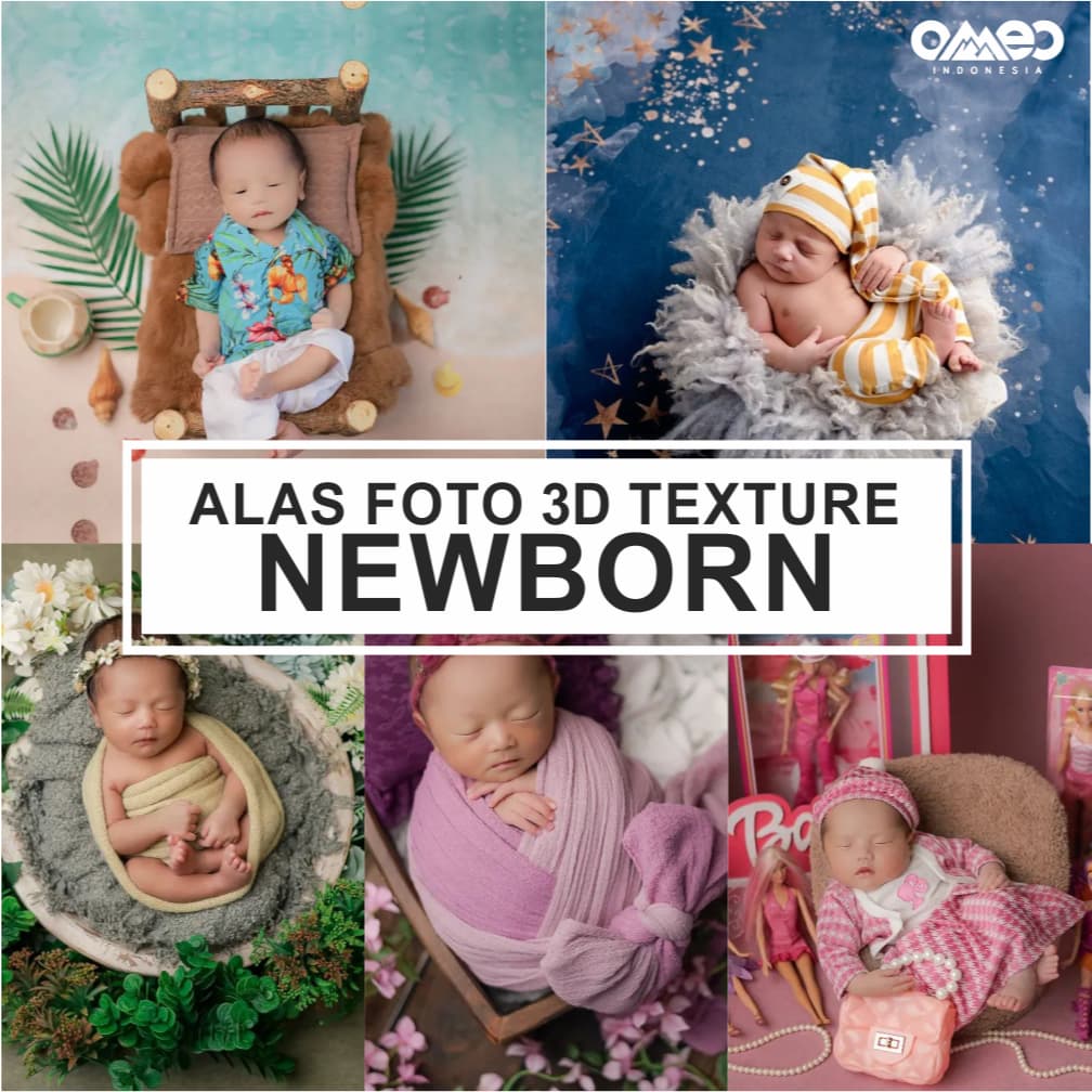 Newborn Background Foto Baby / Background Foto Newborn 3d Texture / Alas Foto Studio / Alas foto Omeo custom Motif