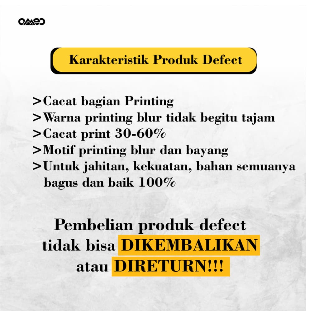 Tas Belanja Lipat Shopping Bag Oleh-Oleh Motif Defect (Cacat)