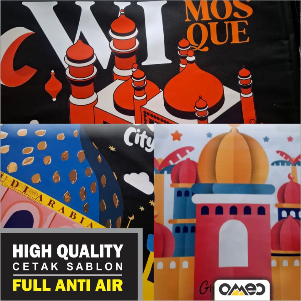 Tas Serut / String Bag Waterproof Oleh oleh HAJI UMROH OMEO