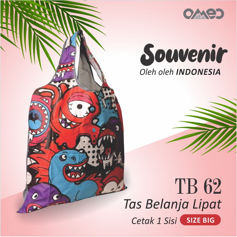 Tas Belanja Lipat / Shopping Bag Limited Edition size BIG OMEO TB 62