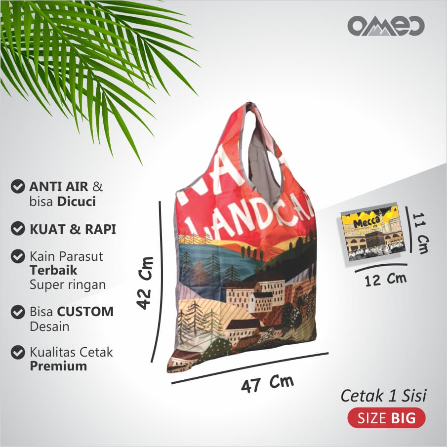 OMEO Tas Belanja Lipat Shopping Bag Size Big TB 24