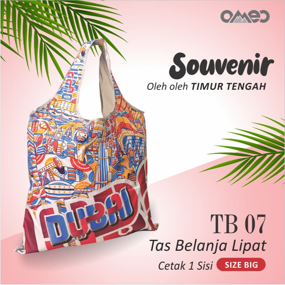Tas Belanja Lipat / Shopping Bag Limited Edition size BIG DUBAI OMEO TB 7