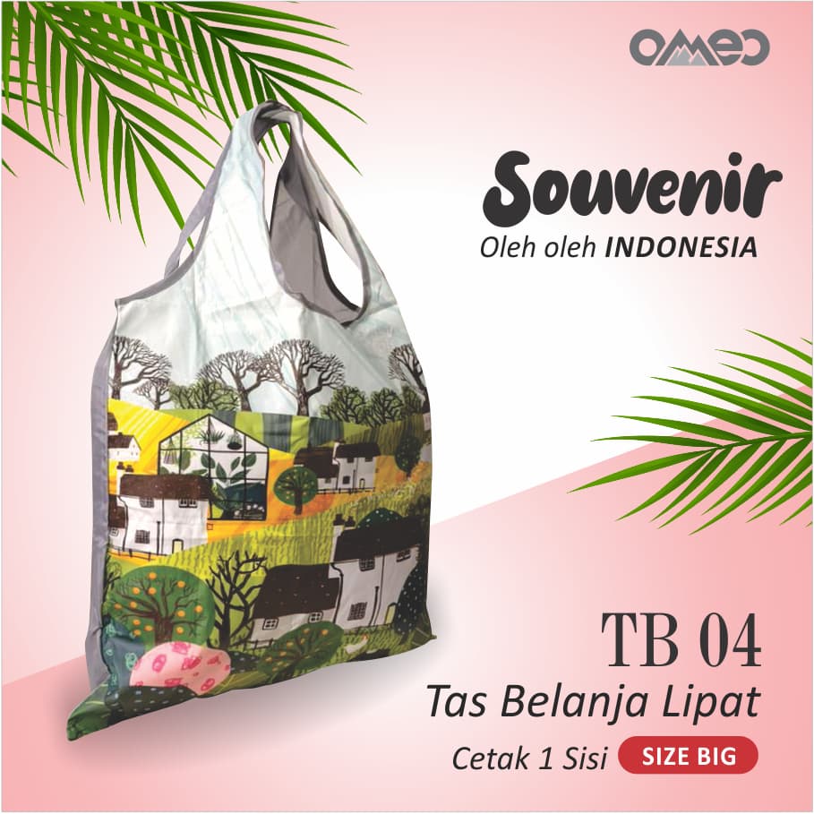 OMEO Tas Belanja Lipat Shopping Bag Size BIG  TB 4