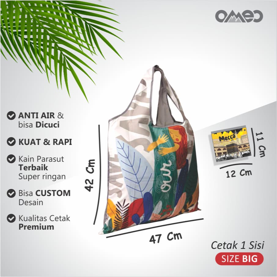 Tas Belanja Lipat / Shopping Bag Limited Edition size BIG OMEO TB 57