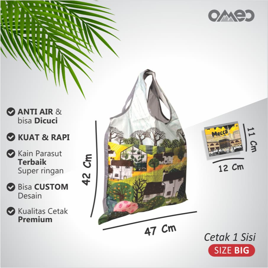 OMEO Tas Belanja Lipat Shopping Bag Size BIG  TB 4