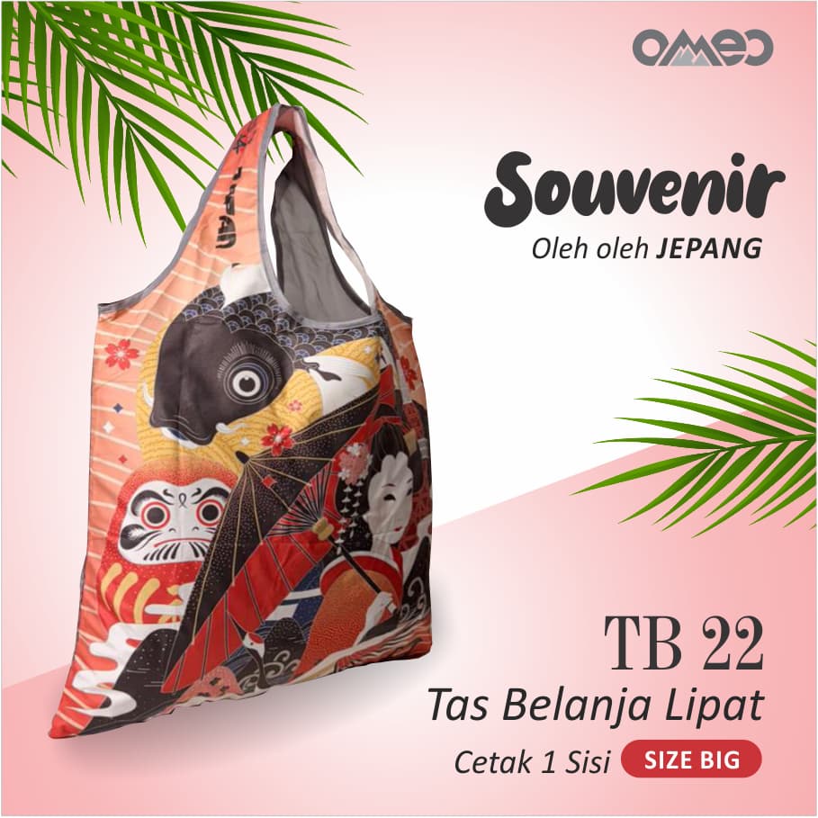 OMEO Tas Belanja Lipat Shopping Bag Jepang Ukuran Big - TB 22