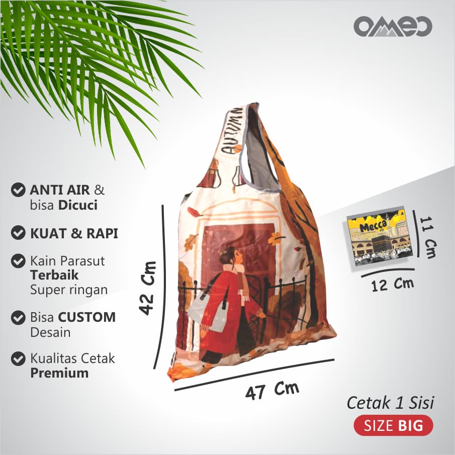 Tas Belanja Lipat / Shopping Bag Limited Edition size BIG OMEO TB 18